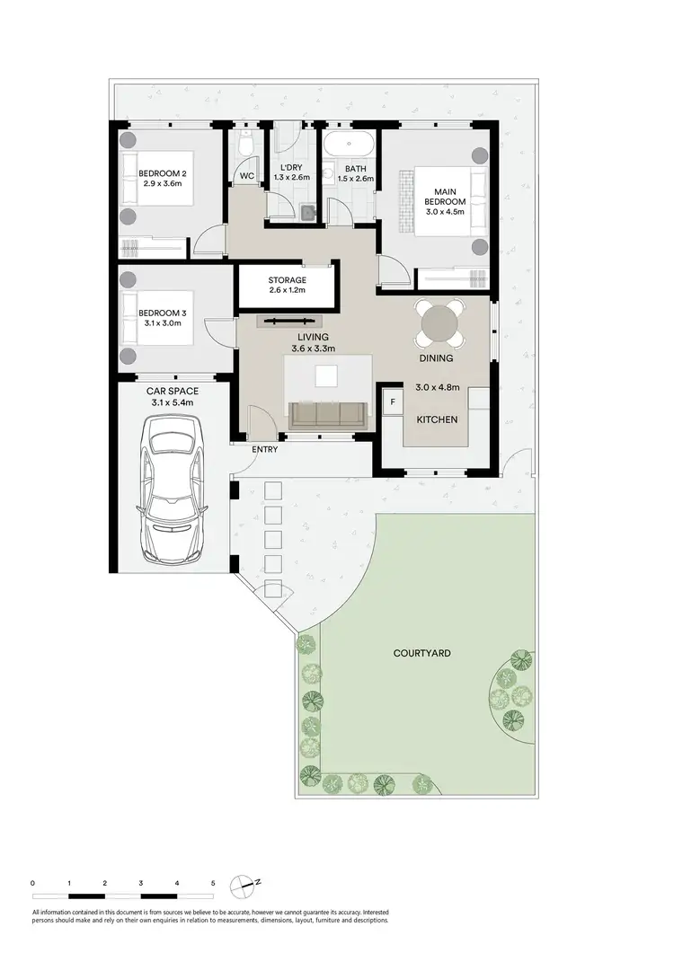 Floorplan of Homely unit listing, 3/39 First Street, Railway Estate QLD 4810