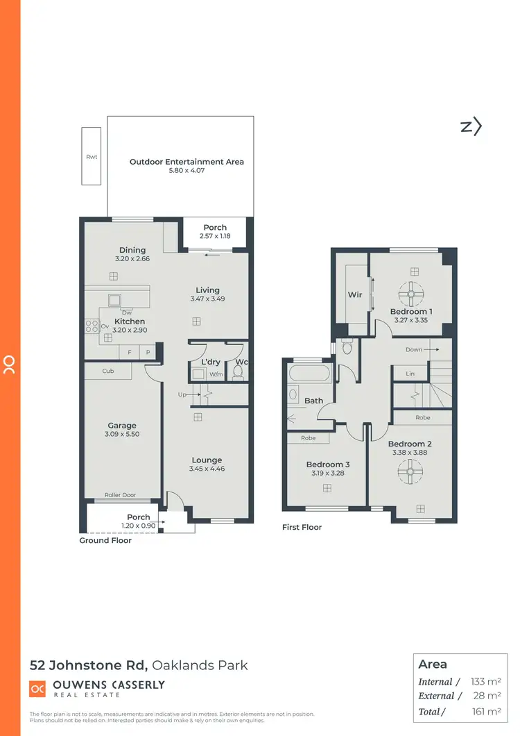Floorplan of Homely townhouse listing, 52 Johnstone Road, Oaklands Park SA 5046