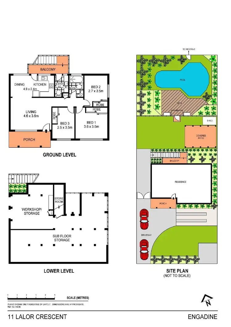 Floorplan of Homely house listing, 11 Lalor Crescent, Engadine NSW 2233