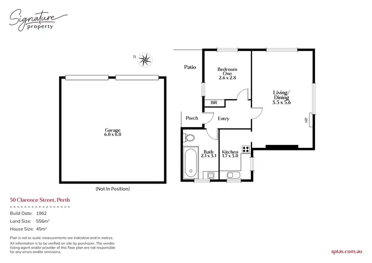 Floorplan of Homely house listing, 50 Clarence Street, Perth TAS 7300