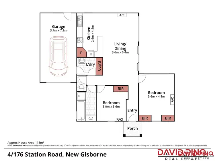 Floorplan of Homely unit listing, 4/176 Station Road, New Gisborne VIC 3438