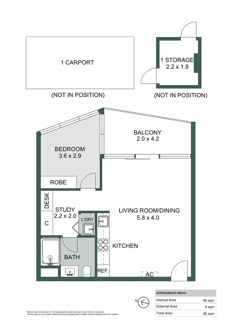Floorplan of Homely apartment listing, 1902/421 King William Street, Adelaide SA 5000
