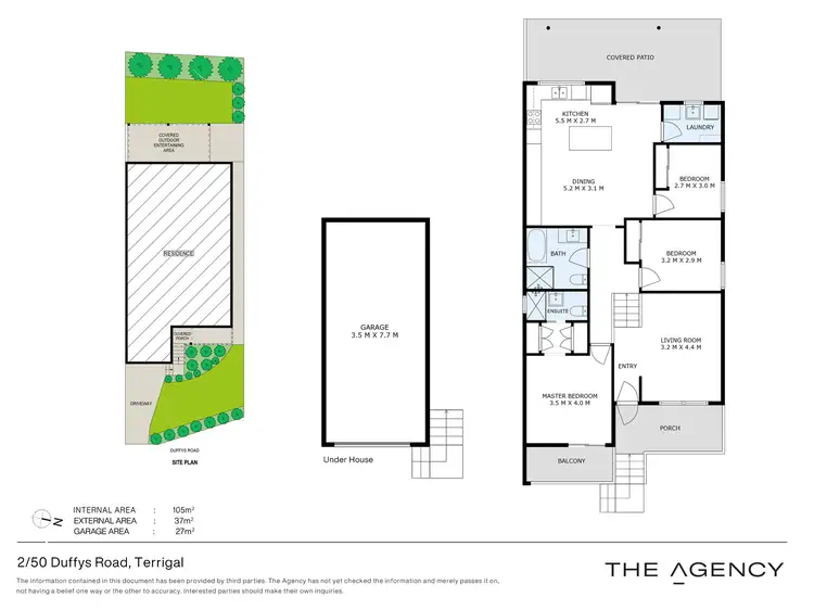 Floorplan of Homely townhouse listing, 2/50 Duffys Road, Terrigal NSW 2260