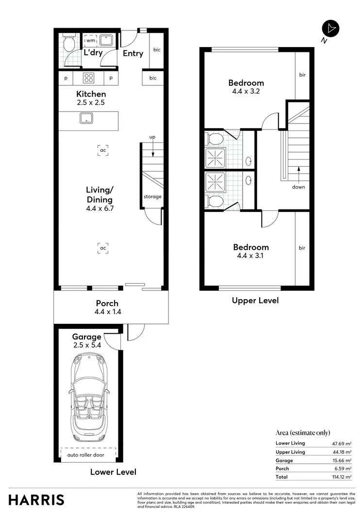 Floorplan of Homely townhouse listing, 5/30 Chapel Street, Norwood SA 5067