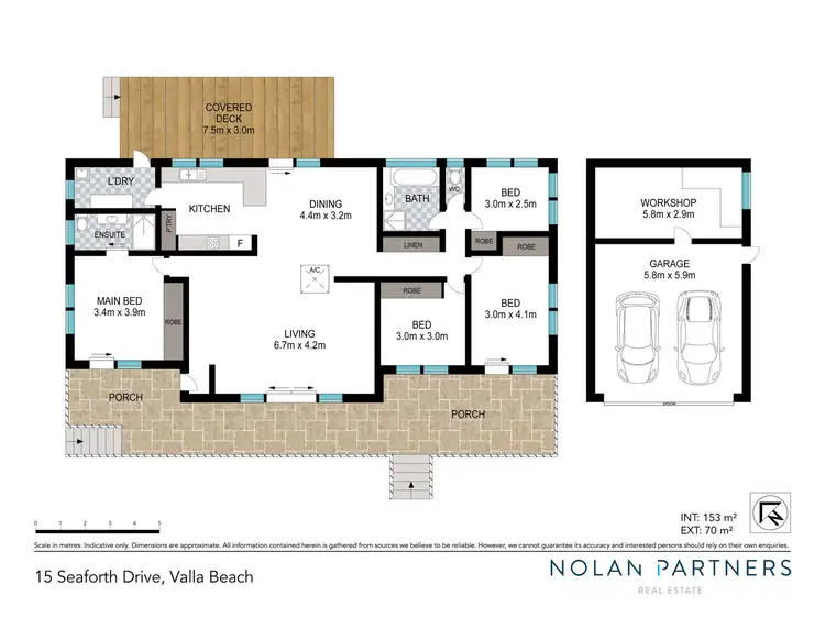 Floorplan of Homely house listing, 15 Seaforth Drive, Valla Beach NSW 2448