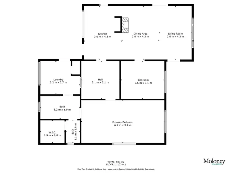 Floorplan of Homely house listing, 13 Scott Street, Rutherglen VIC 3685