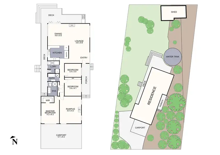 Floorplan of Homely house listing, 5 Sycamore Grove, Kinglake VIC 3763