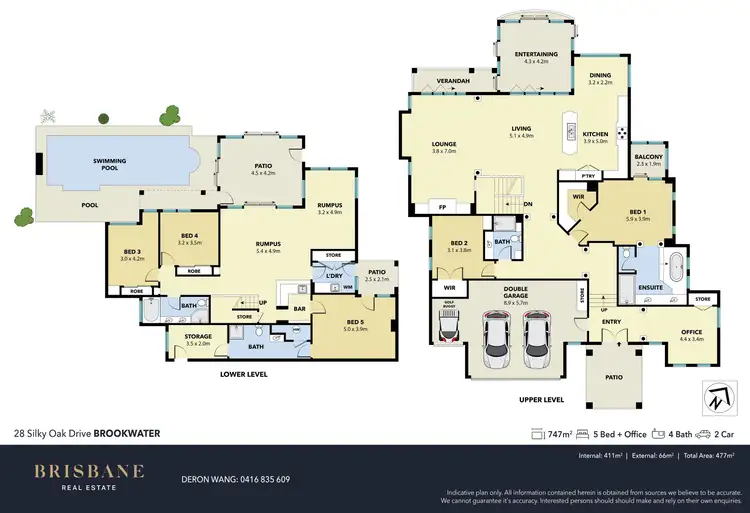 Floorplan of Homely house listing, 28 Silky Oak Drive, Brookwater QLD 4300