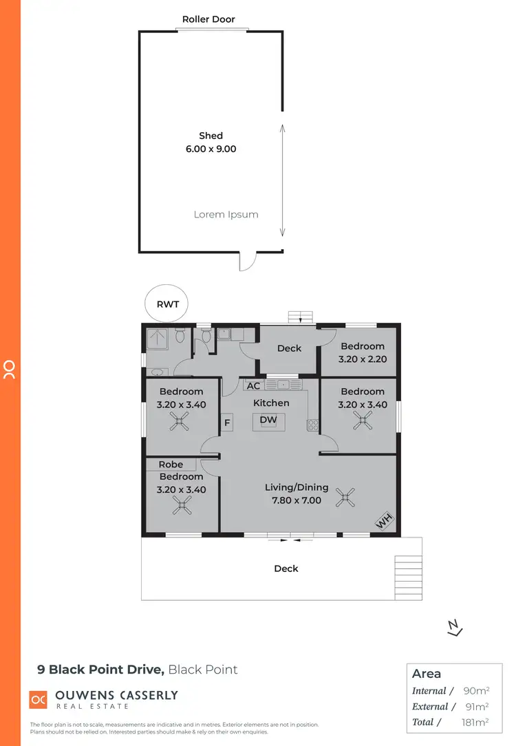 Floorplan of Homely house listing, 9 Black Point Drive, Black Point SA 5571