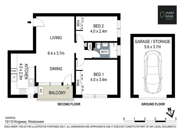Floorplan of Homely apartment listing, 15/110-112 Kingsway, Woolooware NSW 2230