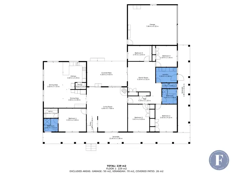Floorplan of Homely house listing, 6 Ross Friend Place, Cootamundra NSW 2590