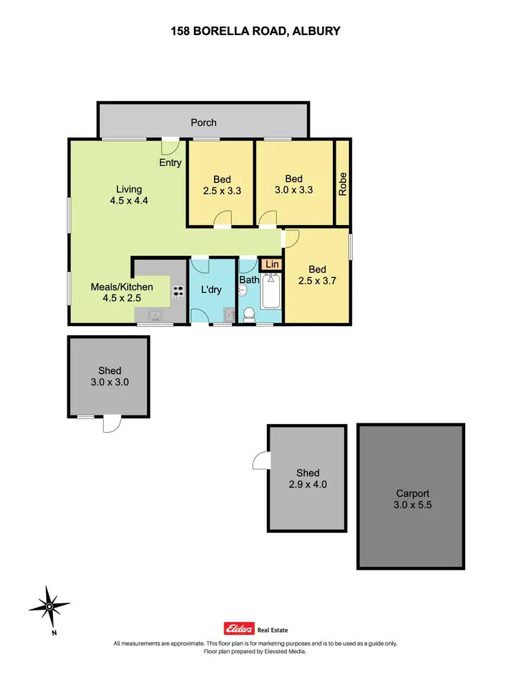 Floorplan of Homely house listing, 158 Borella Road, Albury NSW 2640
