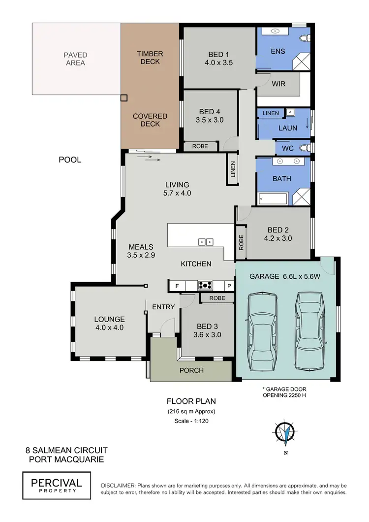 Floorplan of Homely house listing, 8 Salmean Circuit, Port Macquarie NSW 2444