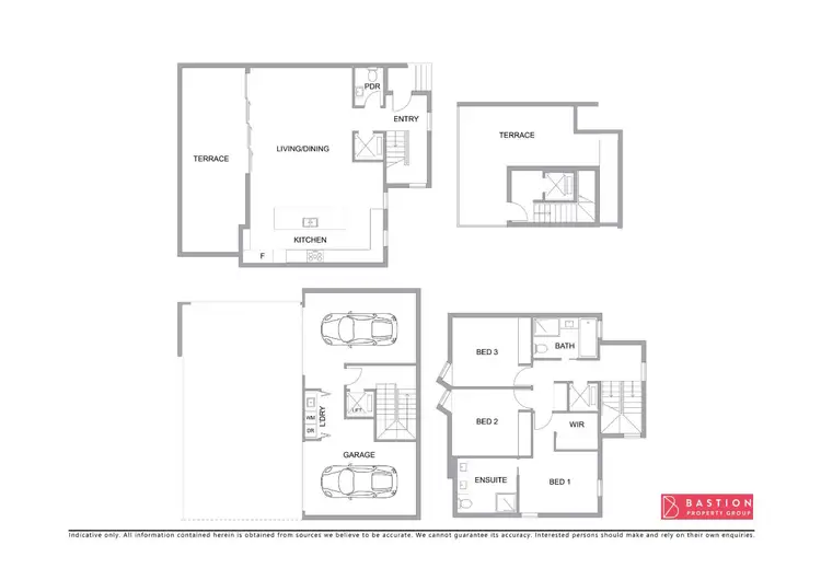 Floorplan of Homely townhouse listing, 2/19 Forbes Street, Turner ACT 2612