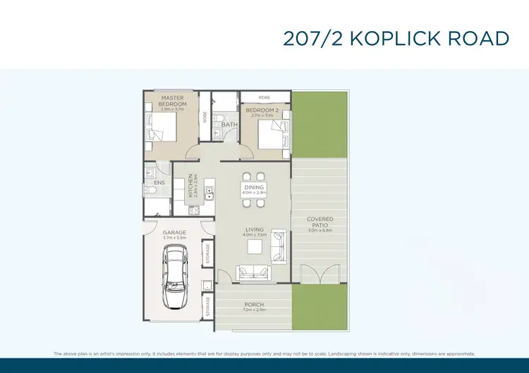 Floorplan of Homely retirement listing, 207/2 Koplick Road, Chambers Flat QLD 4133
