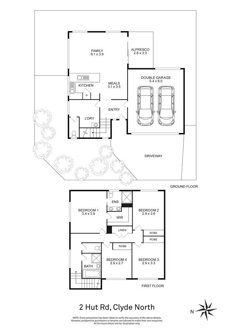 Floorplan of Homely house listing, 2 Hut Road, Clyde North VIC 3978