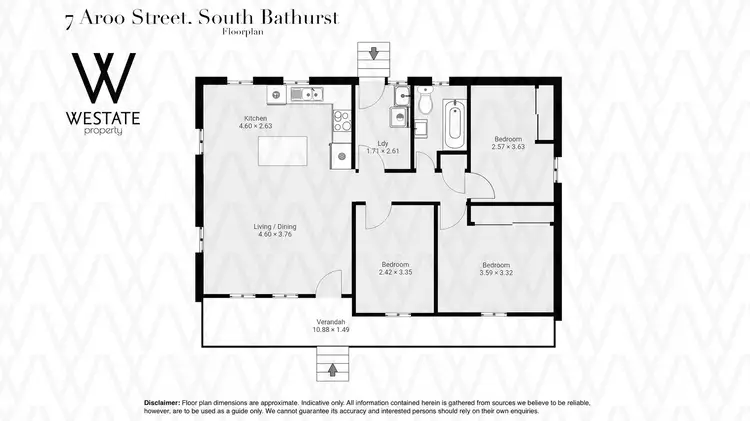 Floorplan of Homely house listing, 7 Aroo Street, South Bathurst NSW 2795