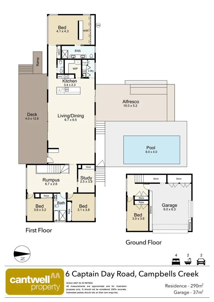 Floorplan of Homely house listing, 6 Captain Day Road, Campbells Creek VIC 3451