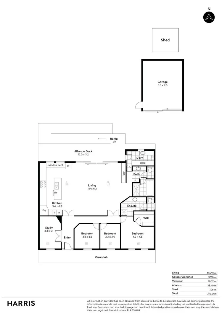 Floorplan of Homely house listing, 34 Clarence Street, Blackwood SA 5051