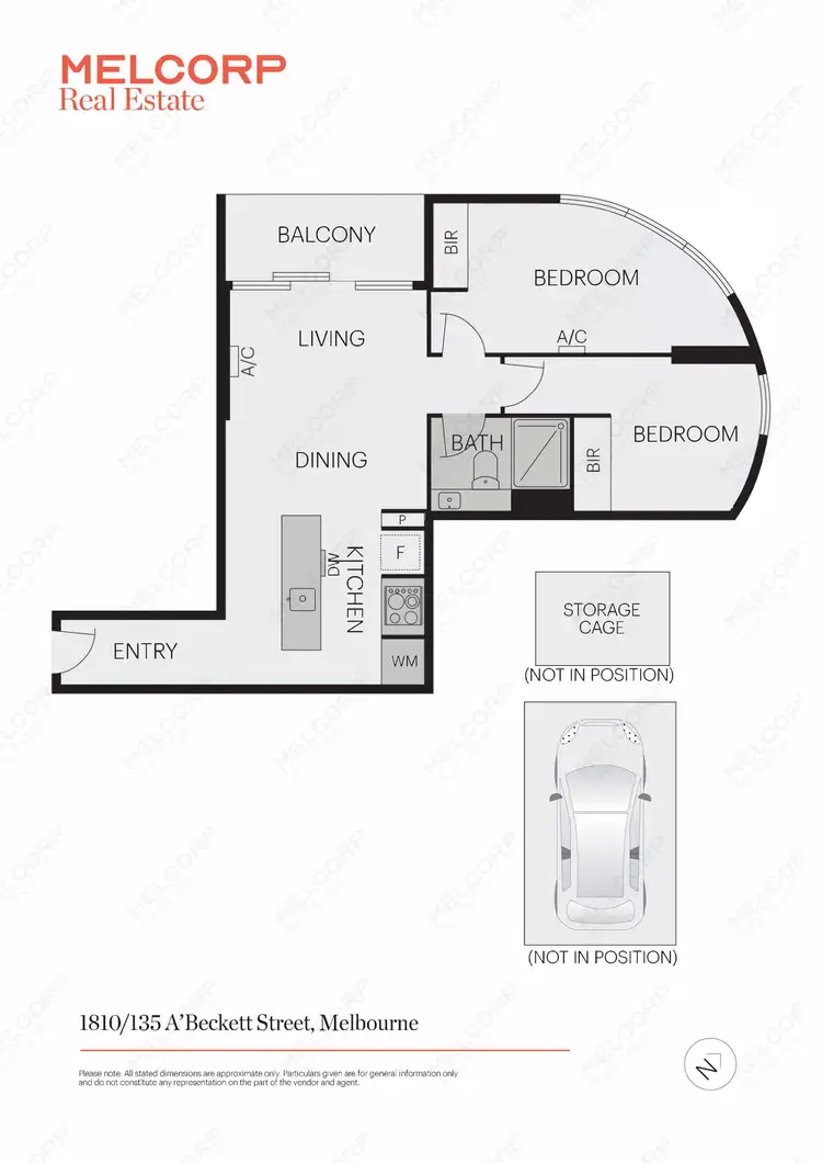 Floorplan of Homely apartment listing, 1810/135 A'beckett Street, Melbourne VIC 3000