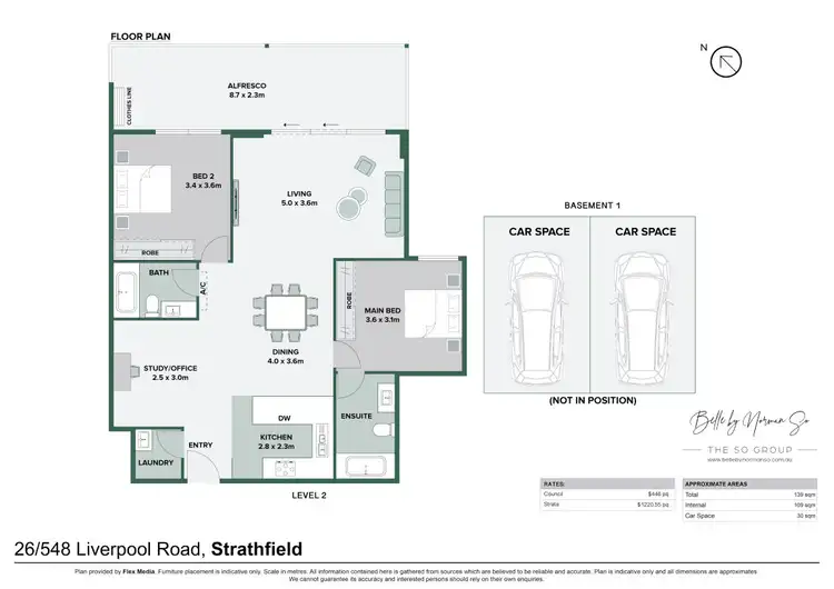 Floorplan of Homely apartment listing, 26/548 Liverpool Road, Strathfield South NSW 2136