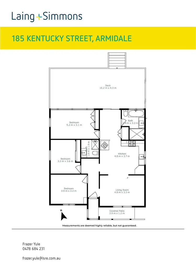Floorplan of Homely house listing, 185 Kentucky Street, Armidale NSW 2350