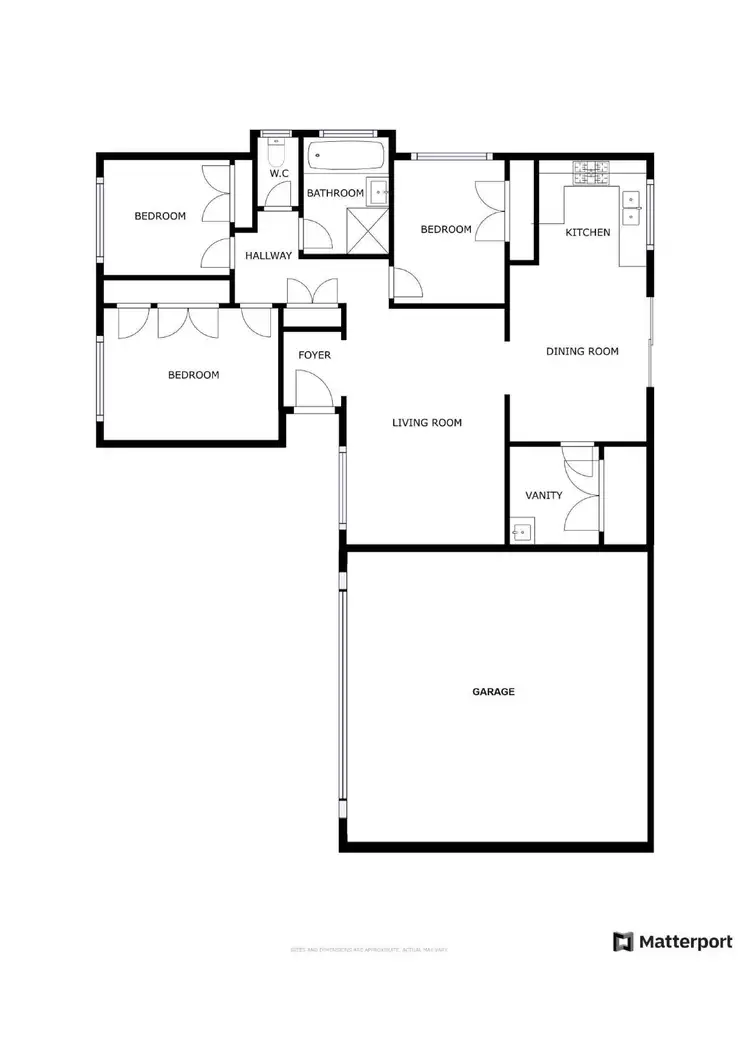 Floorplan of Homely house listing, 5 Discovery Drive, Orange NSW 2800