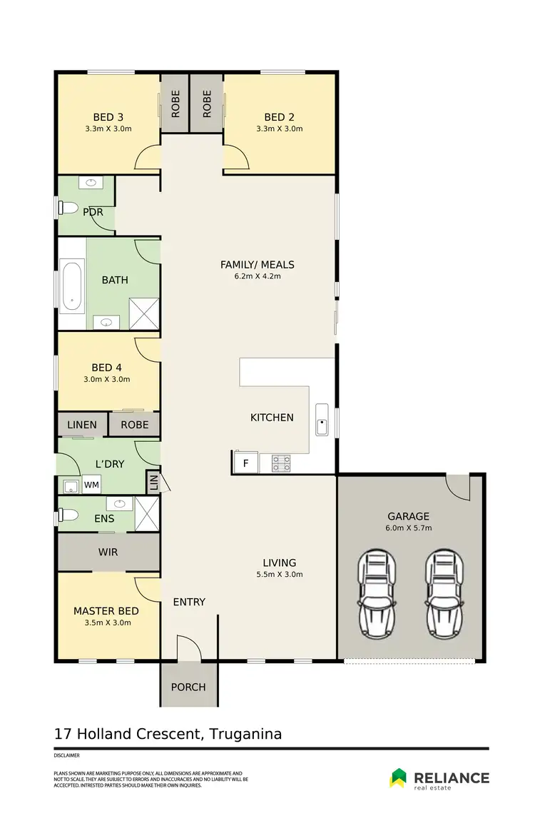 Floorplan of Homely house listing, 17 Holland Crescent, Truganina VIC 3029