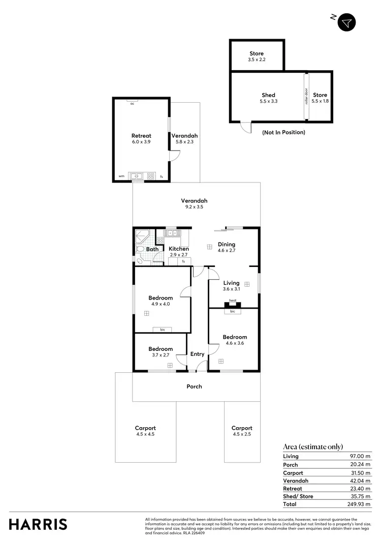 Floorplan of Homely house listing, 19a Milner Road, Hilton SA 5033