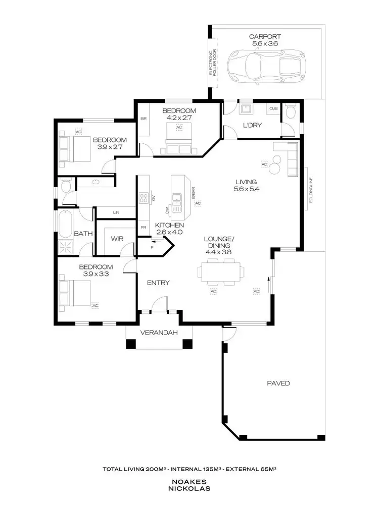 Floorplan of Homely house listing, 3A Salisbury Street, Somerton Park SA 5044