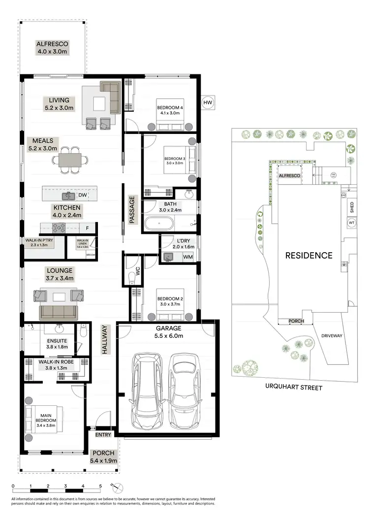 Floorplan of Homely house listing, 26 Urquhart Street, Gordon VIC 3345