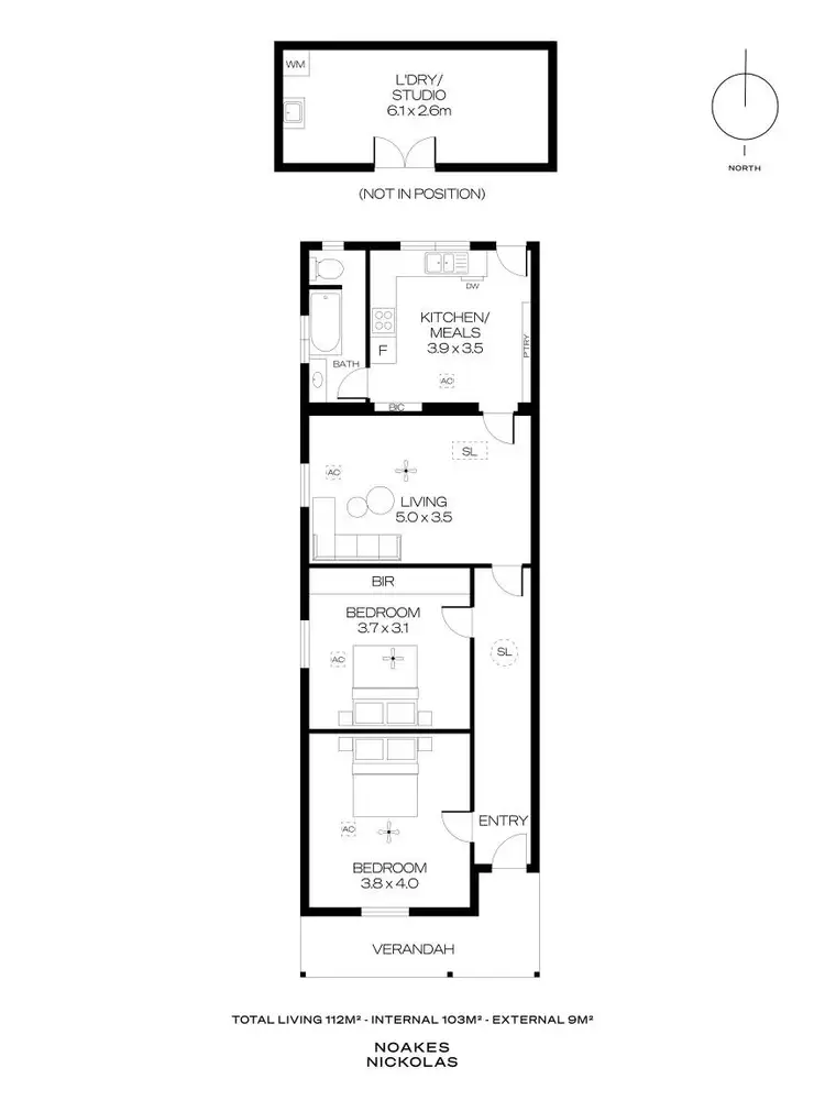 Floorplan of Homely house listing, 27 Kneebone Street, Goodwood SA 5034