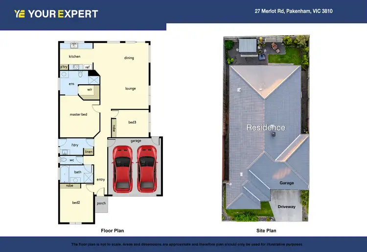 Floorplan of Homely house listing, 27 Merlot Road, Pakenham VIC 3810