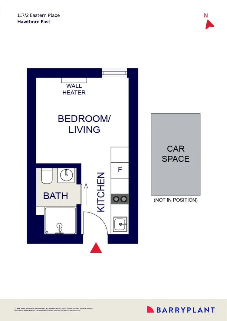 Floorplan of Homely apartment listing, 117/2 Eastern Place, Hawthorn East VIC 3123