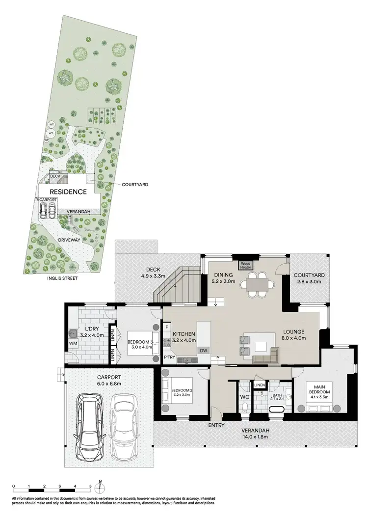Floorplan of Homely house listing, 184 Inglis Street, Ballan VIC 3342