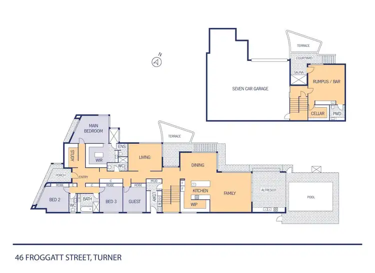 Floorplan of Homely house listing, 46 Froggatt Street, Turner ACT 2612