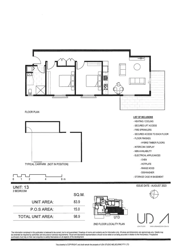 Floorplan of Homely apartment listing, 202/160-162 Weston Street, Brunswick East VIC 3057