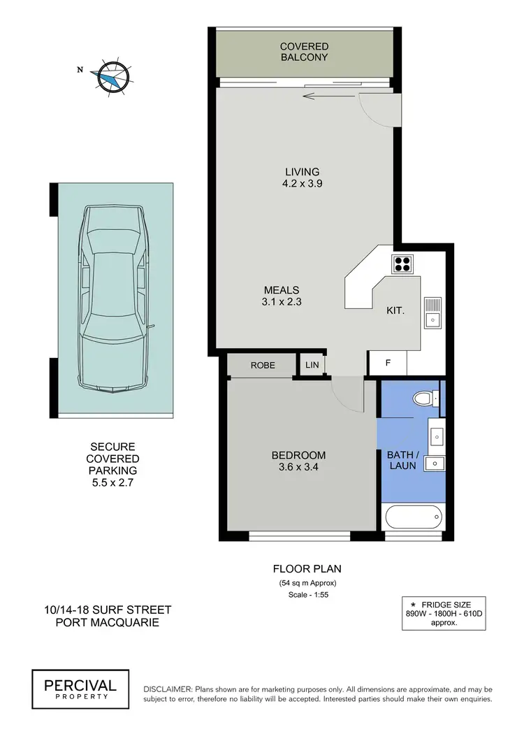 Floorplan of Homely unit listing, 10/14-18 Surf Street, Port Macquarie NSW 2444