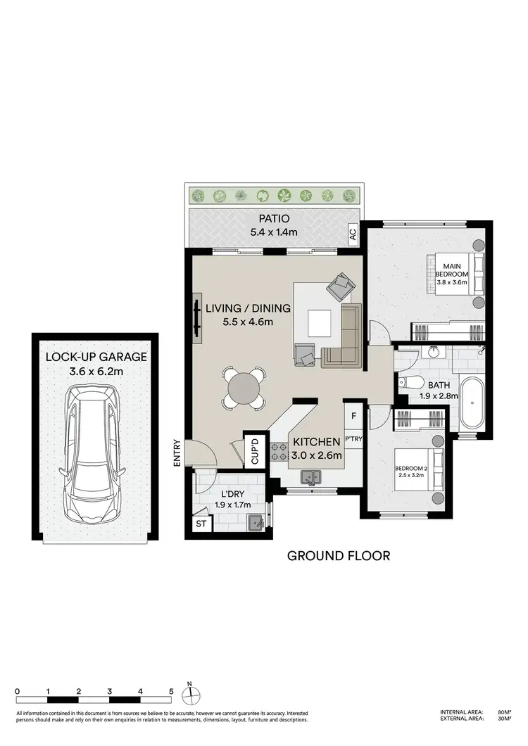 Floorplan of Homely unit listing, 9/331-335 President Avenue, Gymea NSW 2227