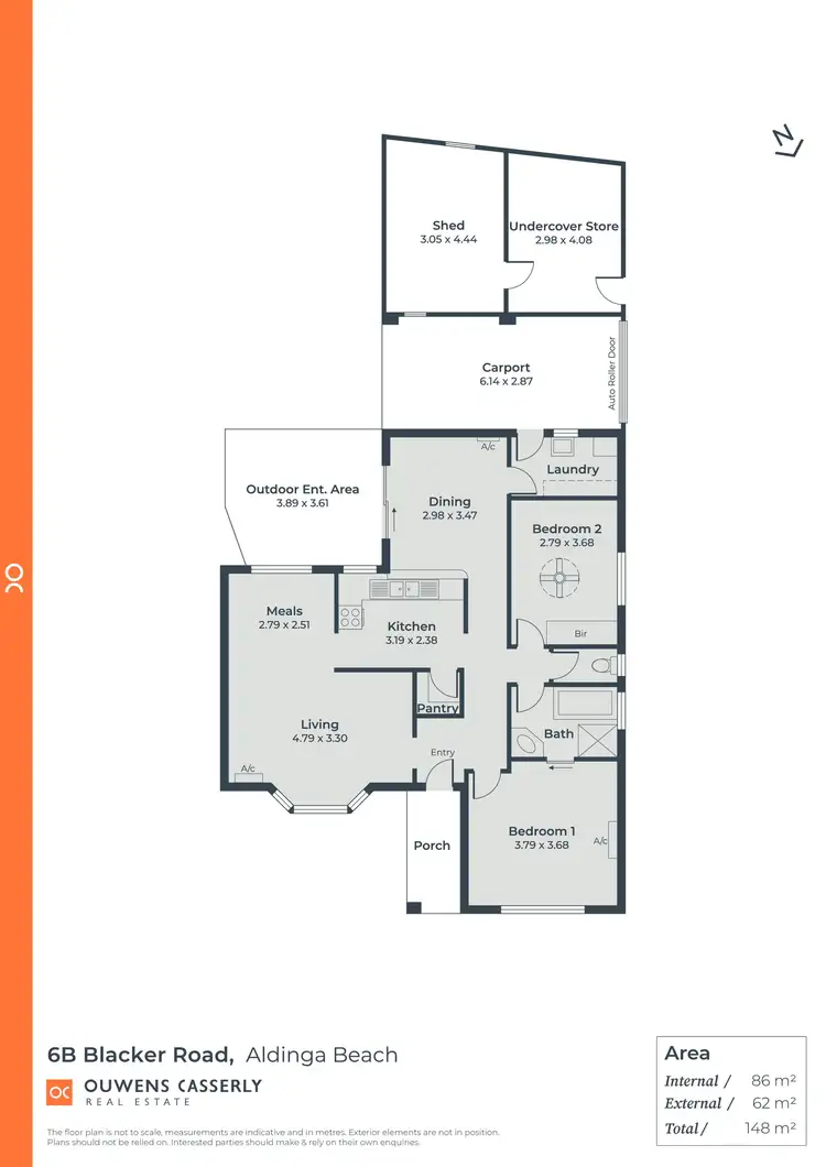 Floorplan of Homely house listing, 6B Blacker Road, Aldinga Beach SA 5173