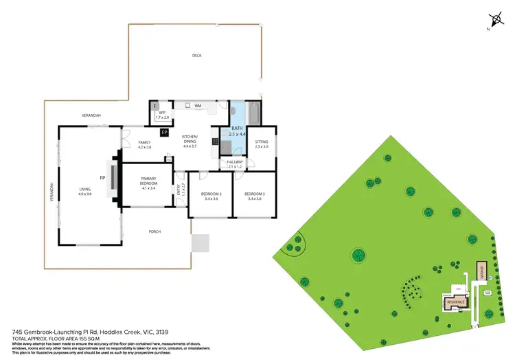 Floorplan of Homely house listing, 745 Gembrook-Launching Place Road, Hoddles Creek VIC 3139