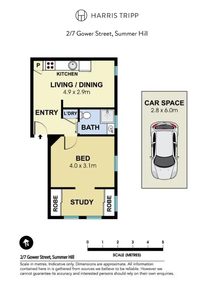 Floorplan of Homely apartment listing, 2/7 Gower Street, Summer Hill NSW 2130