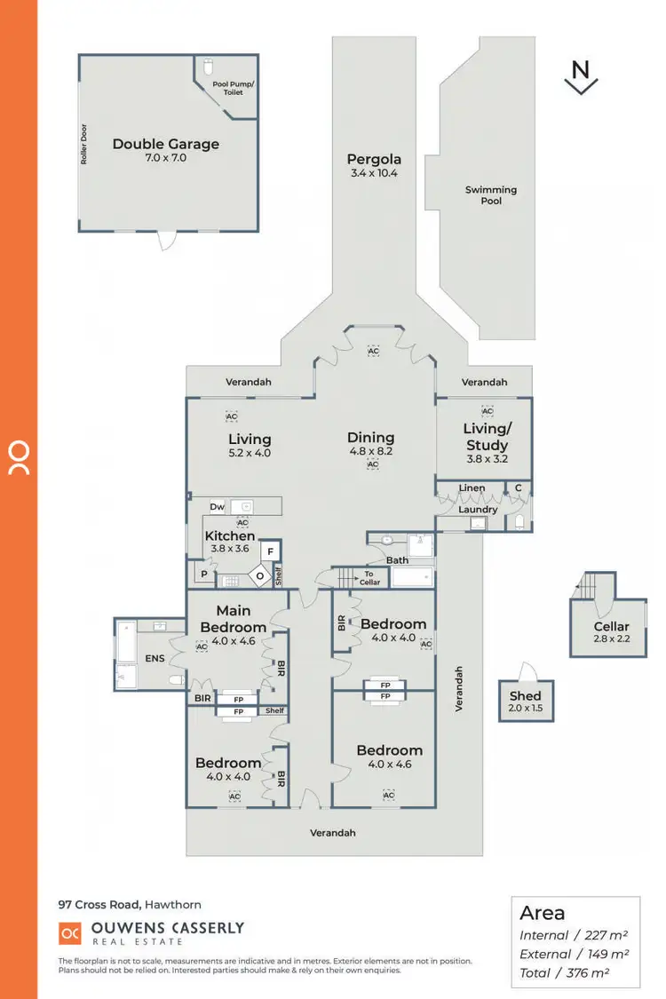 Floorplan of Homely house listing, 97 Cross Road, Hawthorn SA 5062