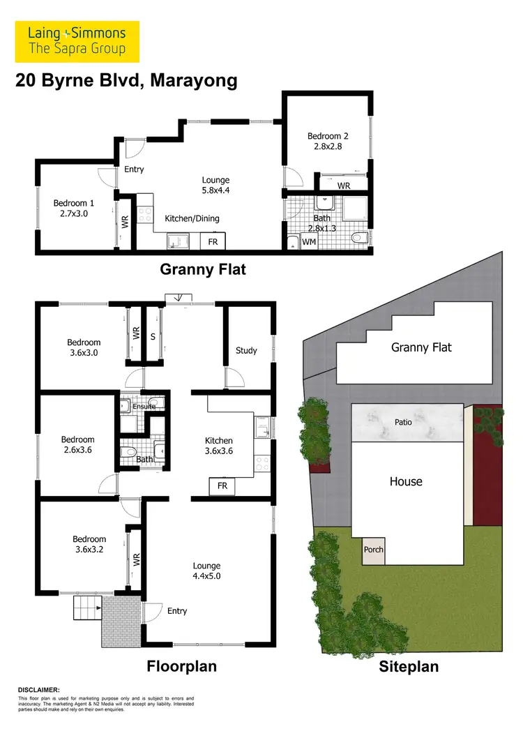 Floorplan of Homely house listing, 20&20A Byrne Boulevard, Marayong NSW 2148