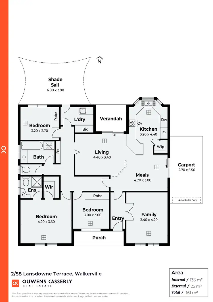 Floorplan of Homely unit listing, 2/58 Lansdowne Terrace, Walkerville SA 5081