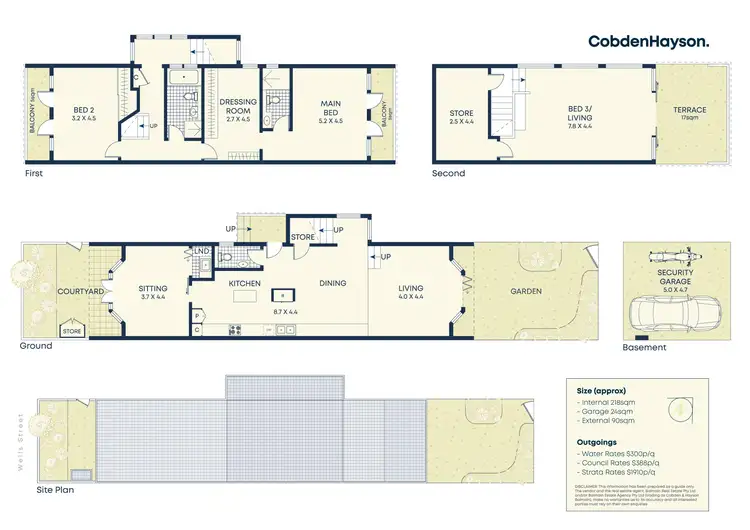 Floorplan of Homely house listing, 17 Wells Street, Balmain NSW 2041
