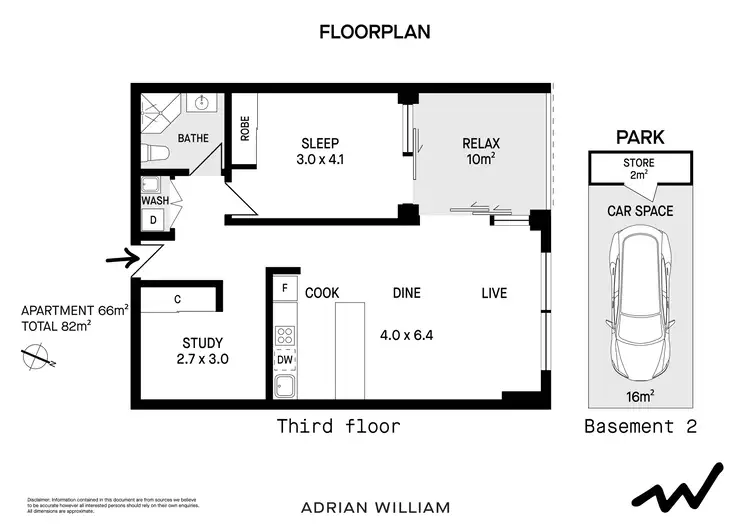 Floorplan of Homely apartment listing, 307/396 Canterbury Road, Canterbury NSW 2193