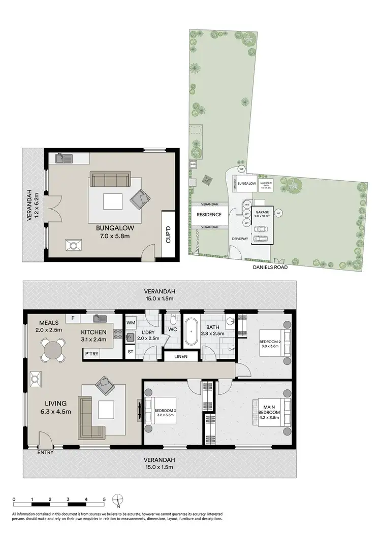 Floorplan of Homely house listing, 43 Daniels Road, Scarsdale VIC 3351