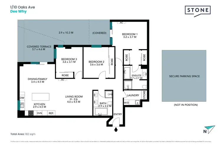 Floorplan of Homely apartment listing, 1/10 Oaks Avenue, Dee Why NSW 2099