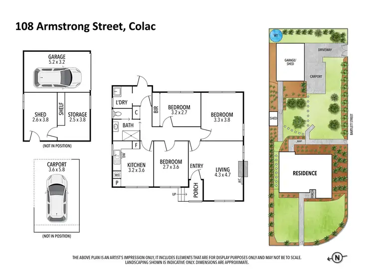 Floorplan of Homely house listing, 108 Armstrong Street, Colac VIC 3250